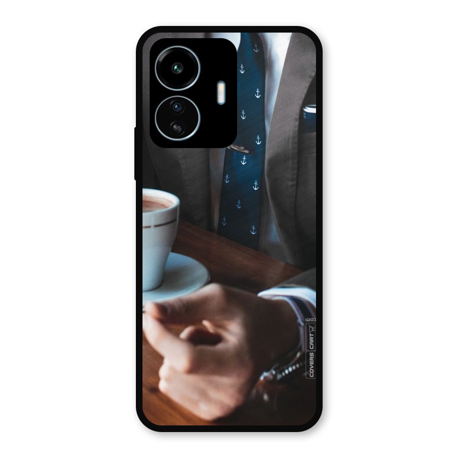 Dapper Suit Metal Back Case for vivo iQOO Z6 Lite 5G