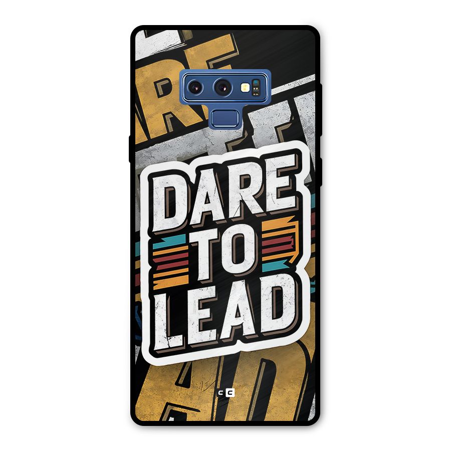 Dare To Lead Metal Back Case for Galaxy Note 9