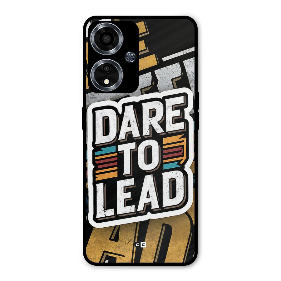 Dare To Lead Metal Back Case for Oppo A59