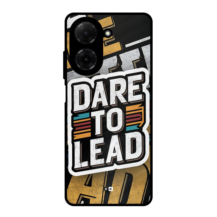Dare To Lead Metal Back Case for Redmi A5 4G
