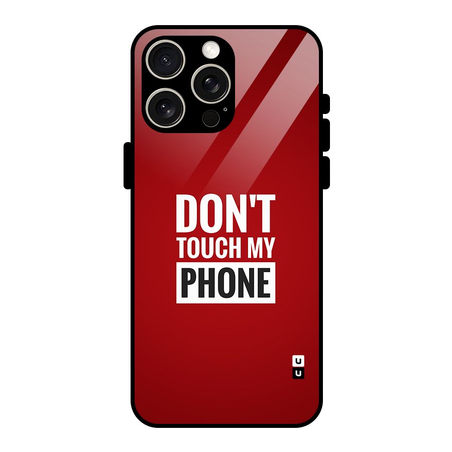 Dare To Touch Glass Back Case for iPhone 15 Pro Max