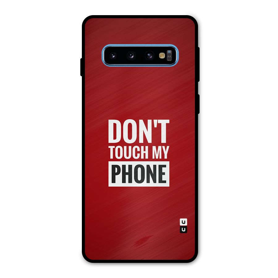Dare To Touch Metal Back Case for Galaxy S10