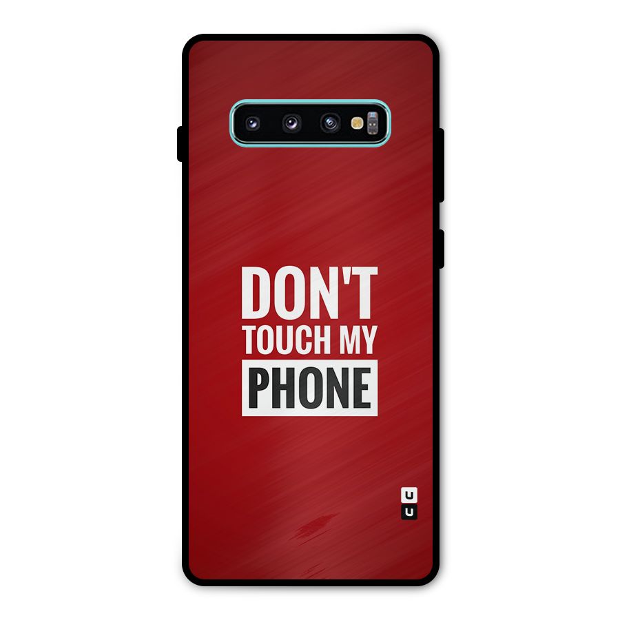 Dare To Touch Metal Back Case for Galaxy S10 Plus