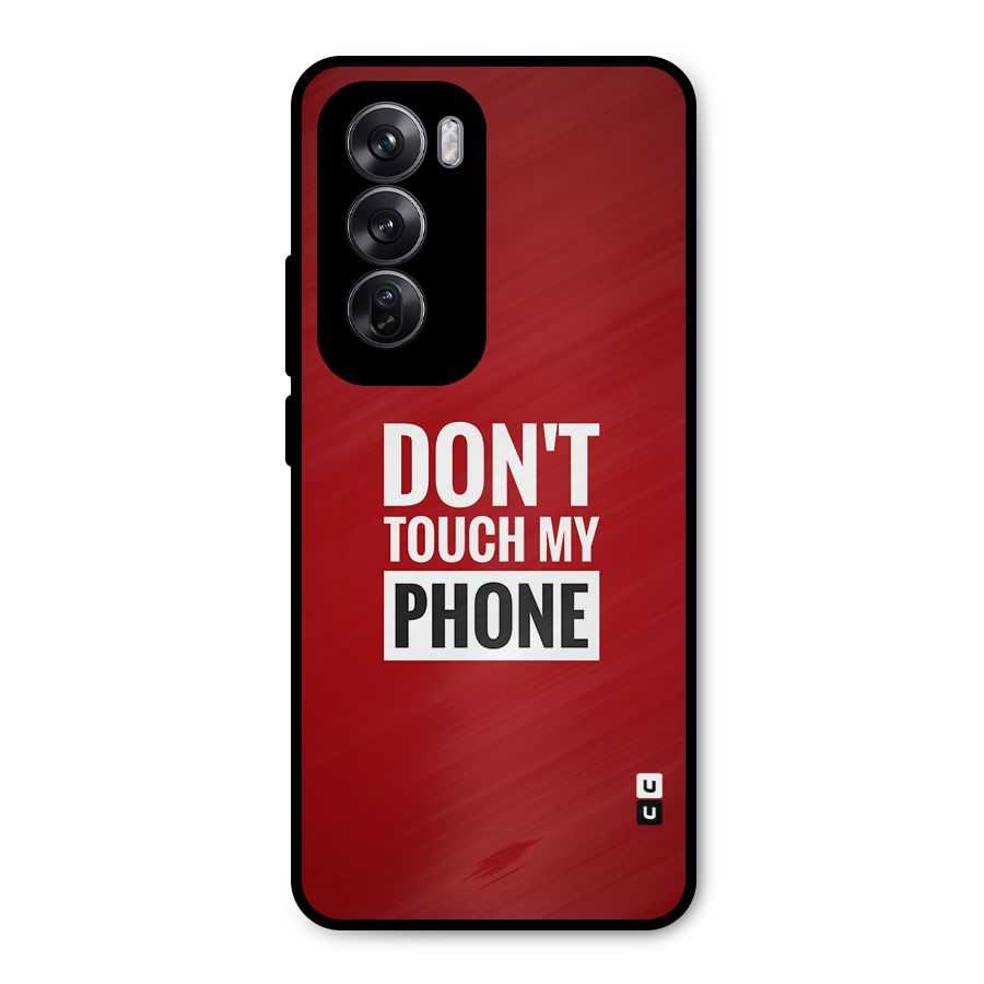 Dare To Touch Metal Back Case for Oppo Reno12 Pro