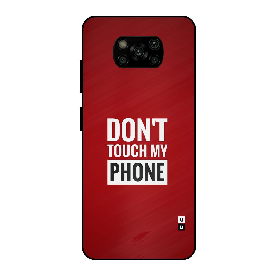 Dare To Touch Metal Back Case for Poco X3