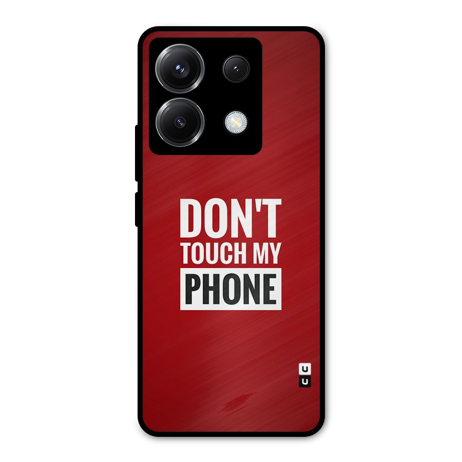 Dare To Touch Metal Back Case for Poco X6