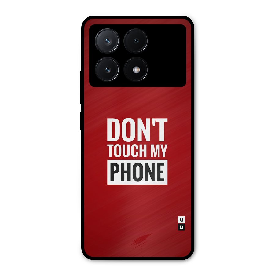 Dare To Touch Metal Back Case for Poco X6 Pro