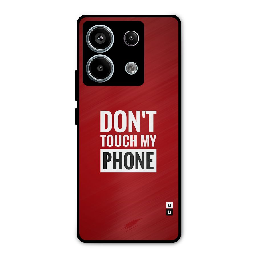 Dare To Touch Metal Back Case for Redmi Note 13 Pro 5G