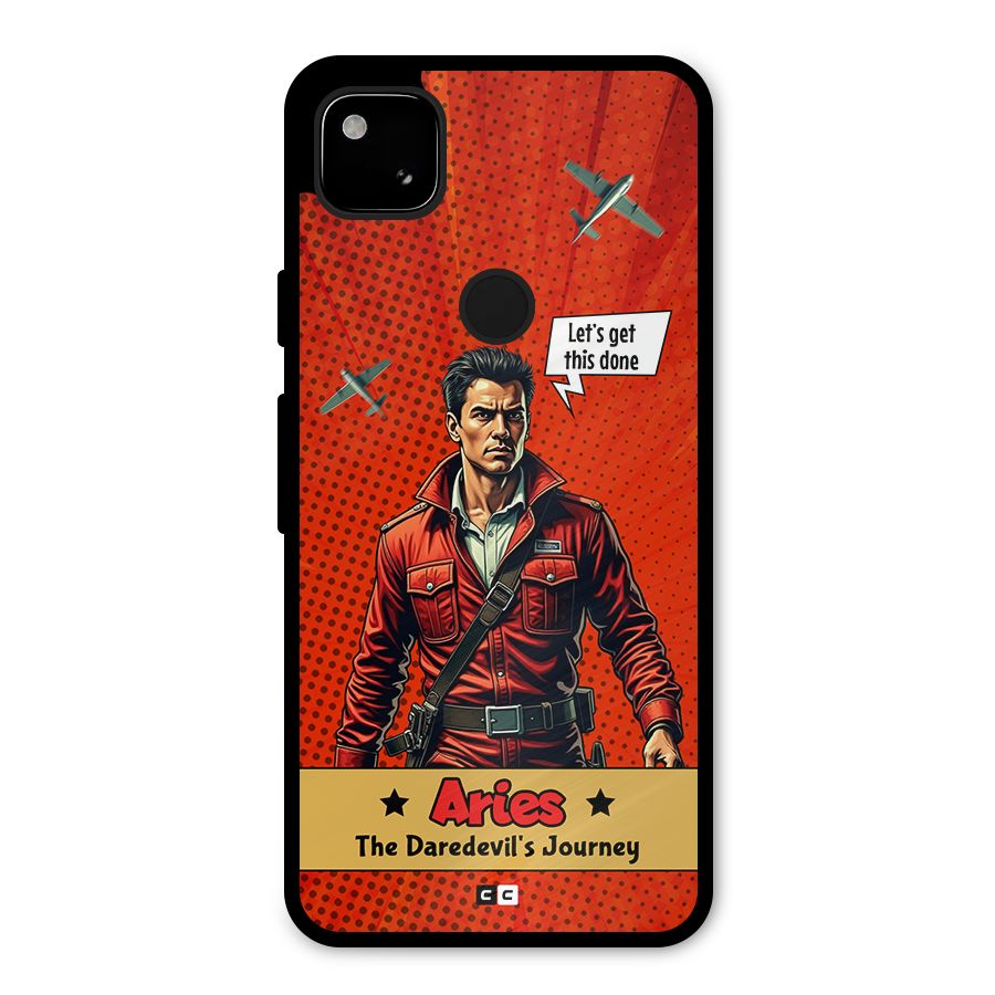 Daredevil Aries Metal Back Case for Google Pixel 4a