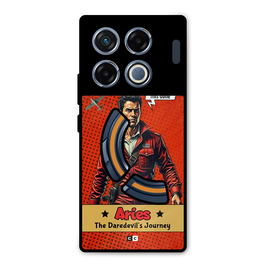 Daredevil Aries Metal Back Case for Infinix GT 20 Pro