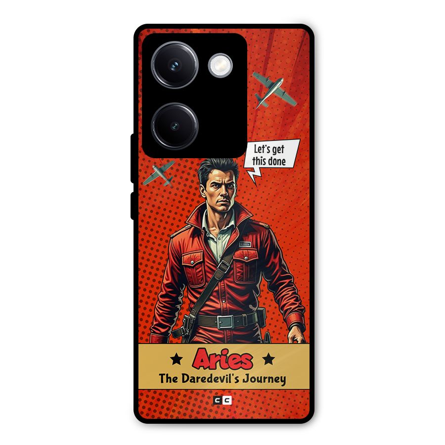 Daredevil Aries Metal Back Case for Vivo Y300 Plus