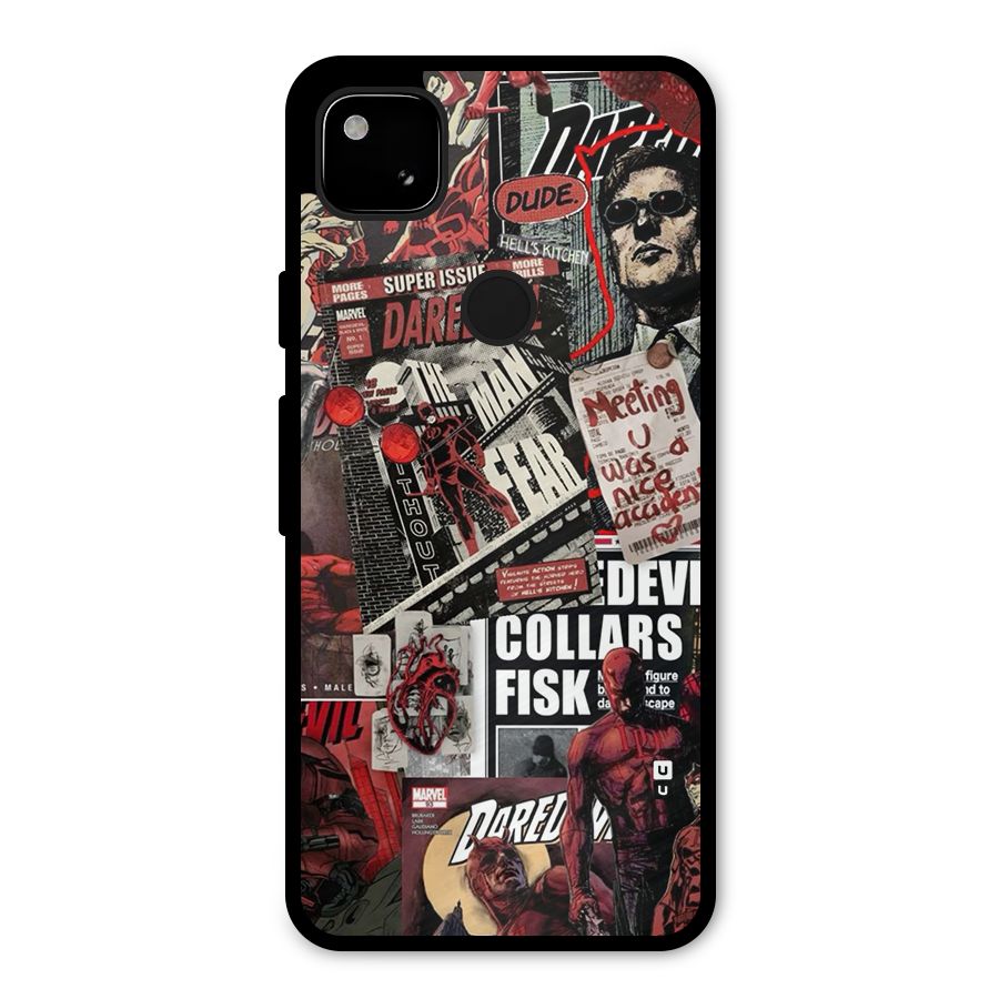 Daredevil Story Metal Back Case for Google Pixel 4a