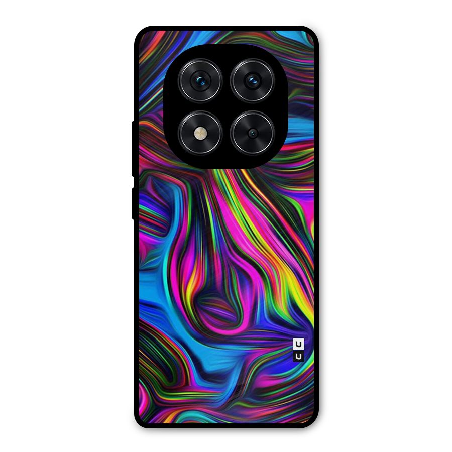 Dark Colorful Oil Abstract Metal Back Case for Poco X7