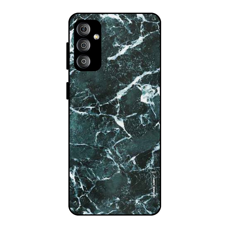 Dark Green Marble Metal Back Case for Galaxy F23