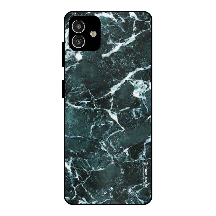 Dark Green Marble Metal Back Case for Galaxy M13 5G
