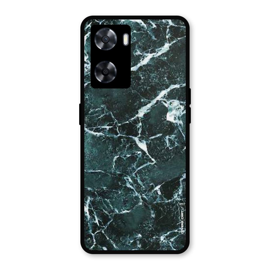 Dark Green Marble Metal Back Case for OnePlus Nord N20 SE