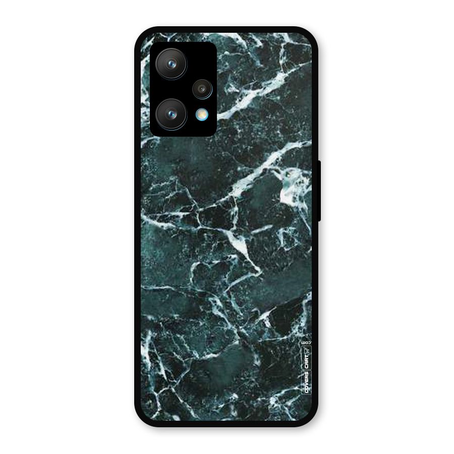 Dark Green Marble Metal Back Case for Realme 9 Pro Plus 5G
