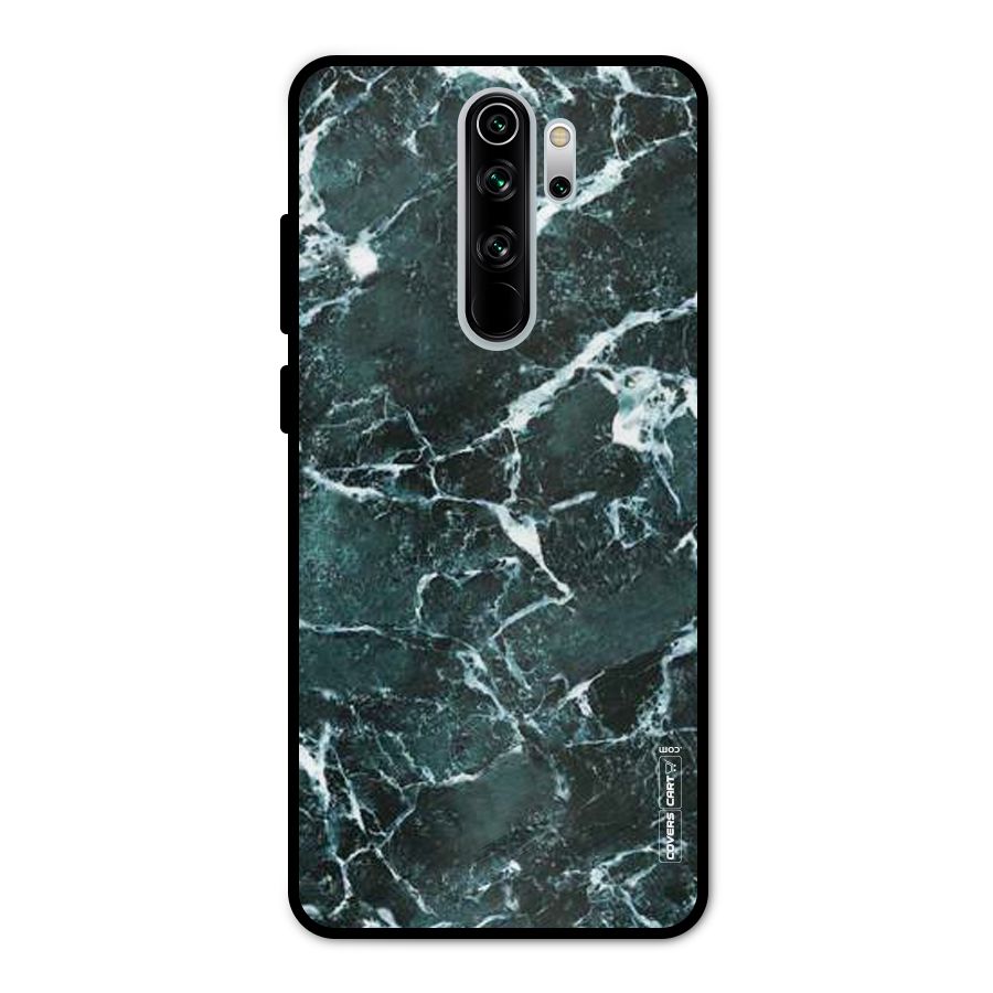 Dark Green Marble Metal Back Case for Redmi Note 8 Pro