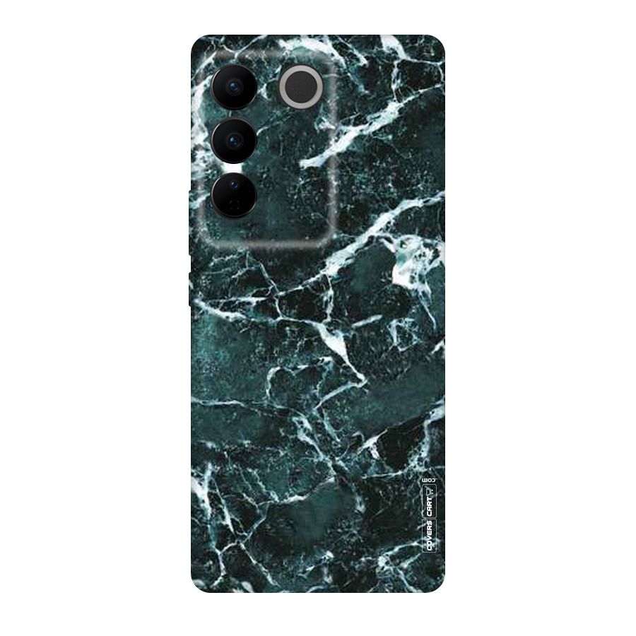 Dark Green Marble Original Polycarbonate Back Case for Vivo V27