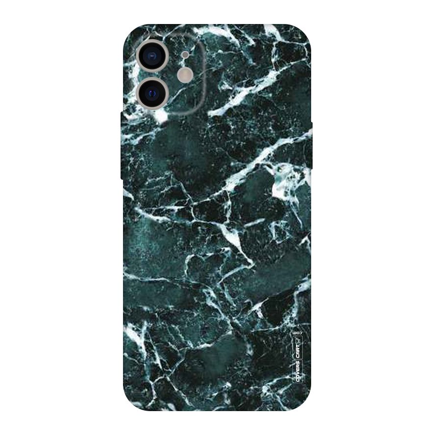 Dark Green Marble Original Polycarbonate Back Case for iPhone 11