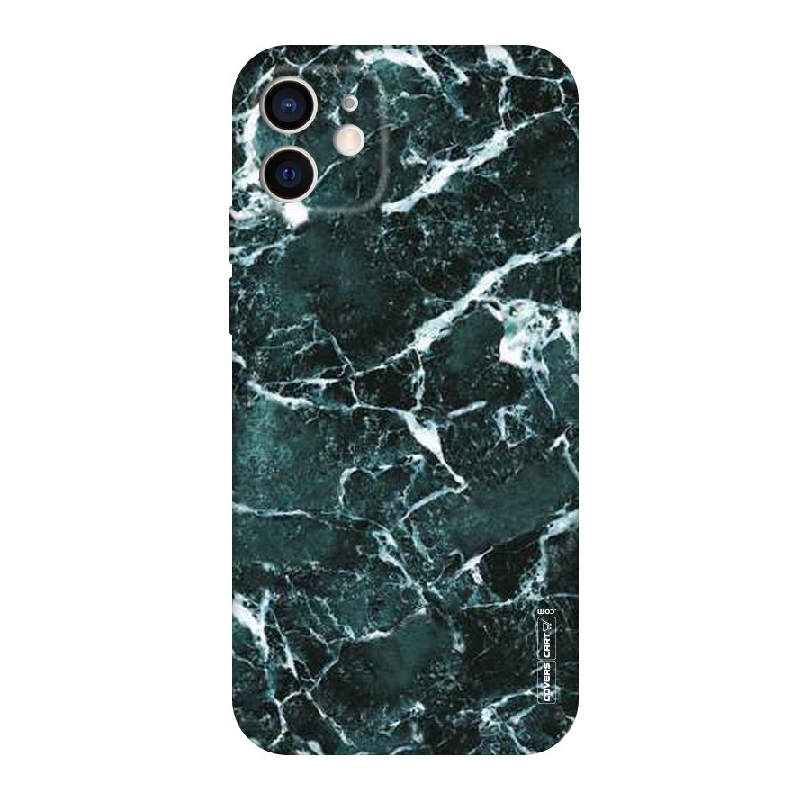 Dark Green Marble Original Polycarbonate Back Case for iPhone 12