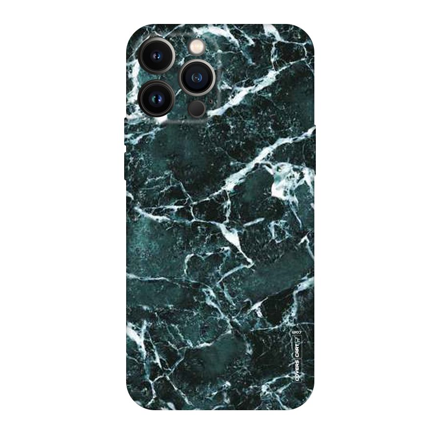 Dark Green Marble Original Polycarbonate Back Case for iPhone 13 Pro Max