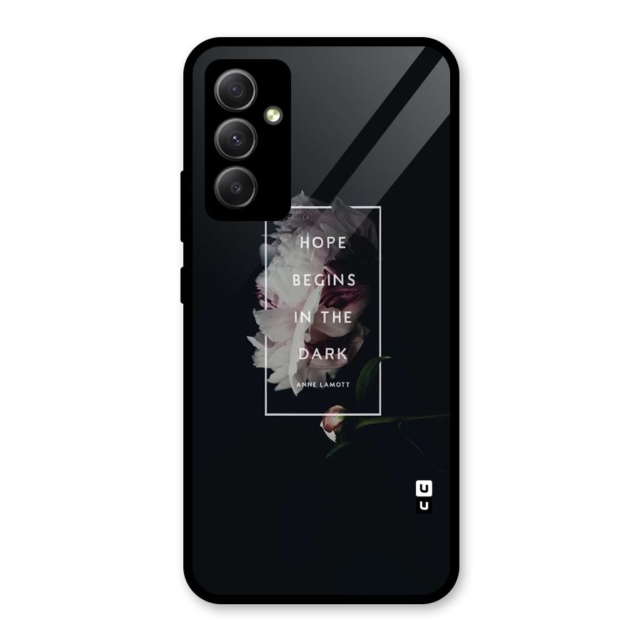 Dark Hope Glass Back Case for Galaxy A34
