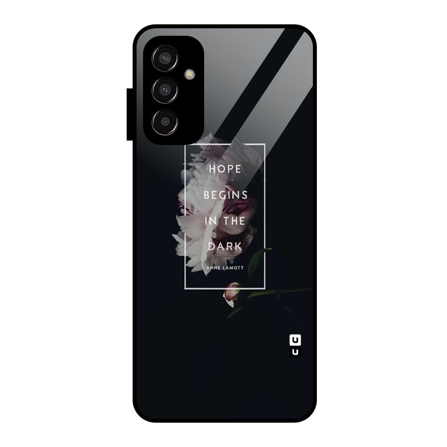 Dark Hope Glass Back Case for Galaxy F13
