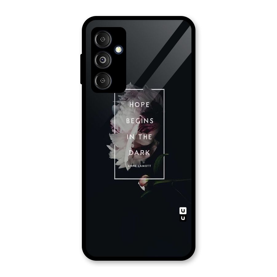 Dark Hope Glass Back Case for Galaxy M14 5G