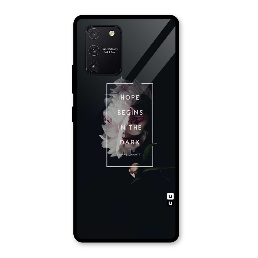 Dark Hope Glass Back Case for Galaxy S10 Lite