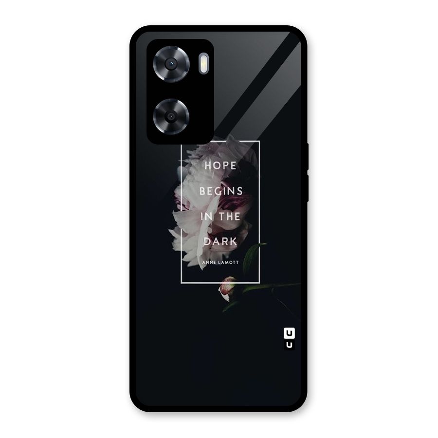 Dark Hope Glass Back Case for OnePlus Nord N20 SE