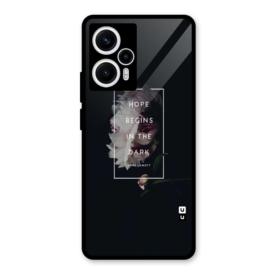 Dark Hope Glass Back Case for Poco F5