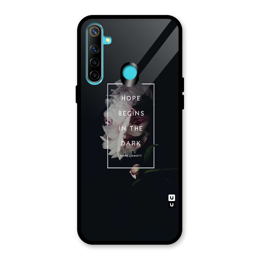 Dark Hope Glass Back Case for Realme 5