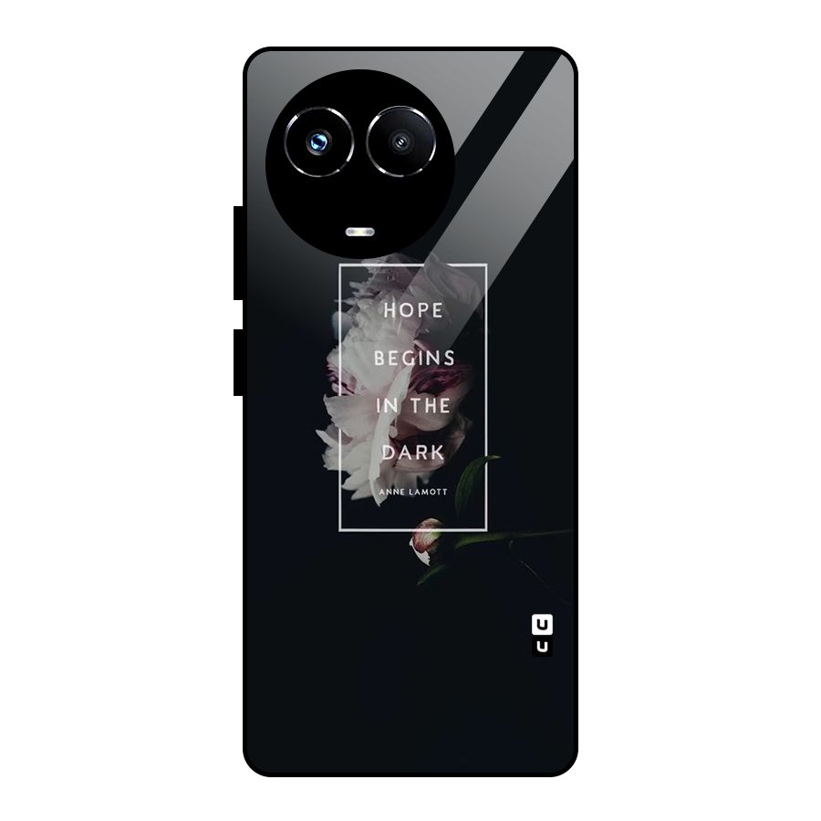 Dark Hope Glass Back Case for Realme Narzo 60X