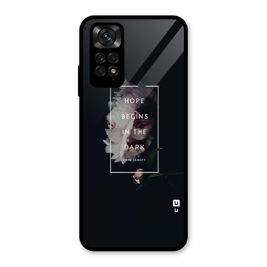 Dark Hope Glass Back Case for Redmi Note 11S