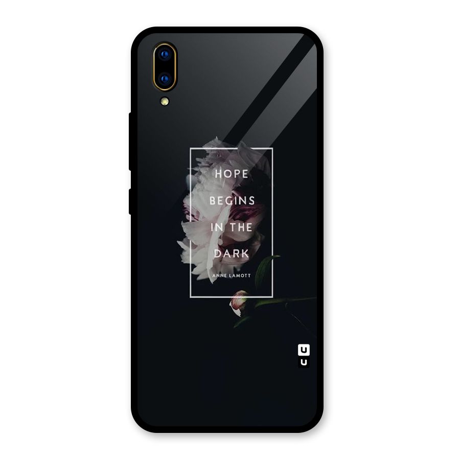 Dark Hope Glass Back Case for Vivo V11 Pro