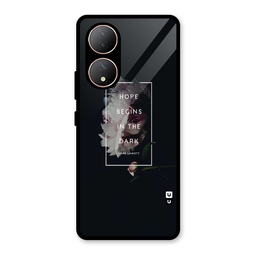 Dark Hope Glass Back Case for Vivo Y100A