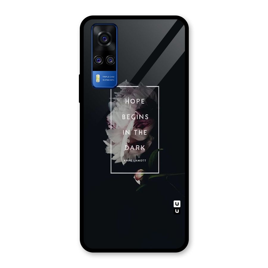 Dark Hope Glass Back Case for Vivo Y31
