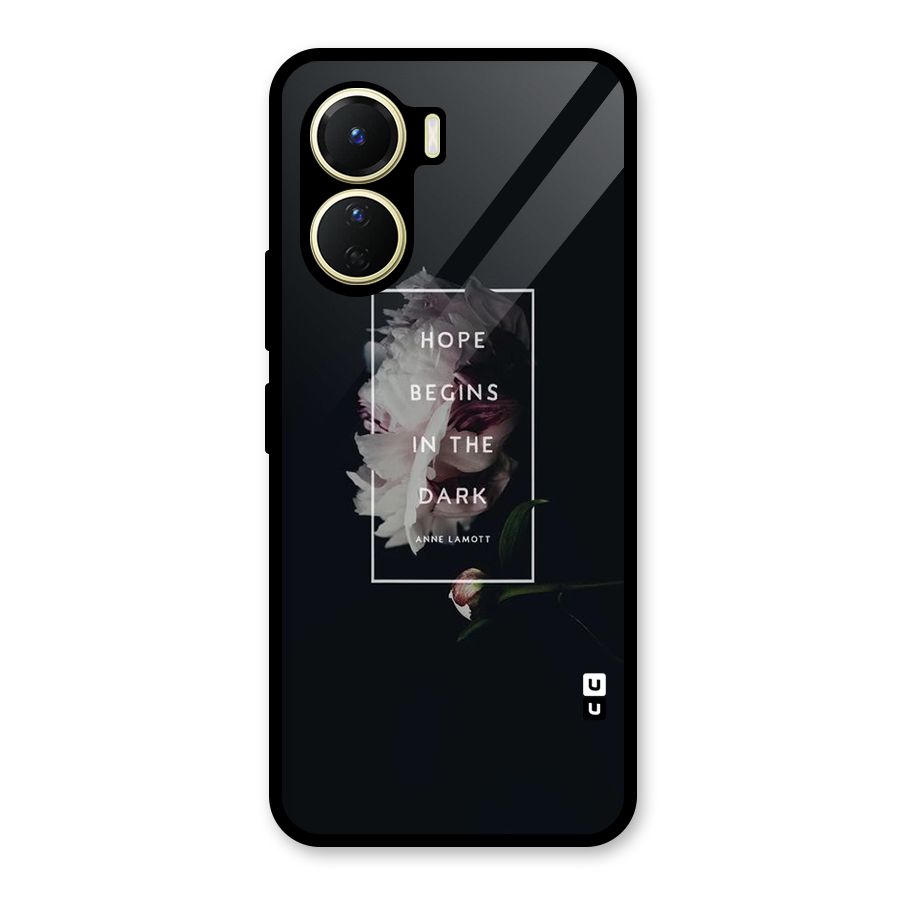 Dark Hope Glass Back Case for Vivo Y56