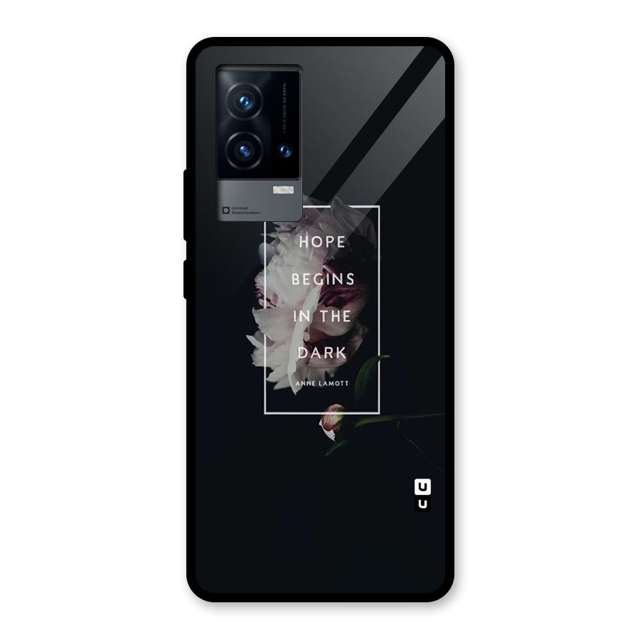 Dark Hope Glass Back Case for iQOO 9 5G