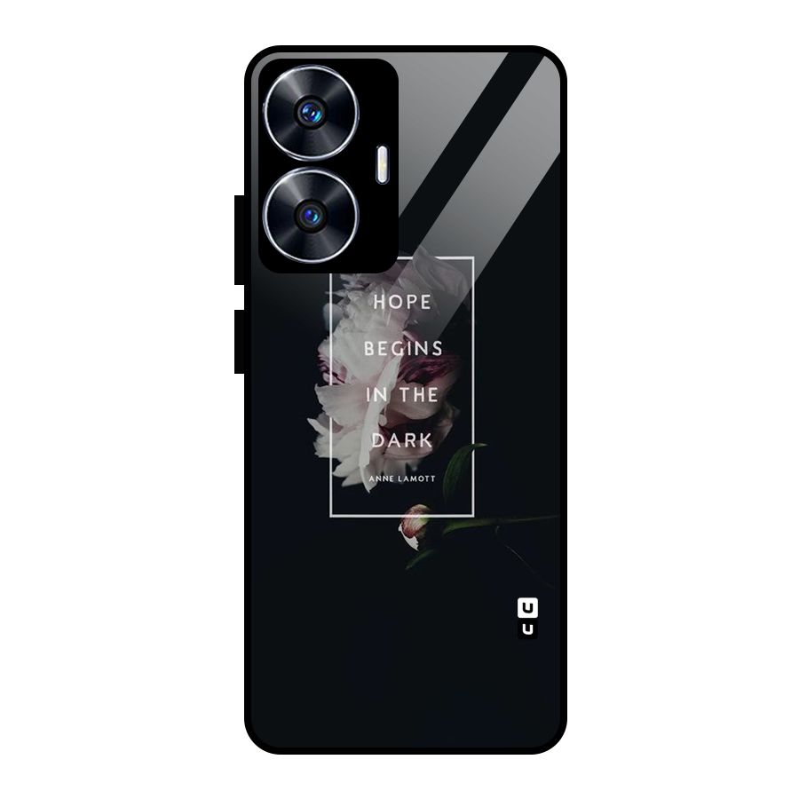 Dark Hope Glass Back Case for realme C55