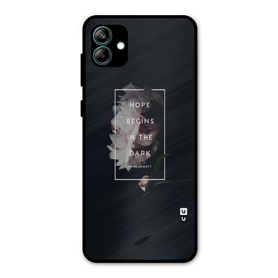 Dark Hope Metal Back Case for Galaxy A04