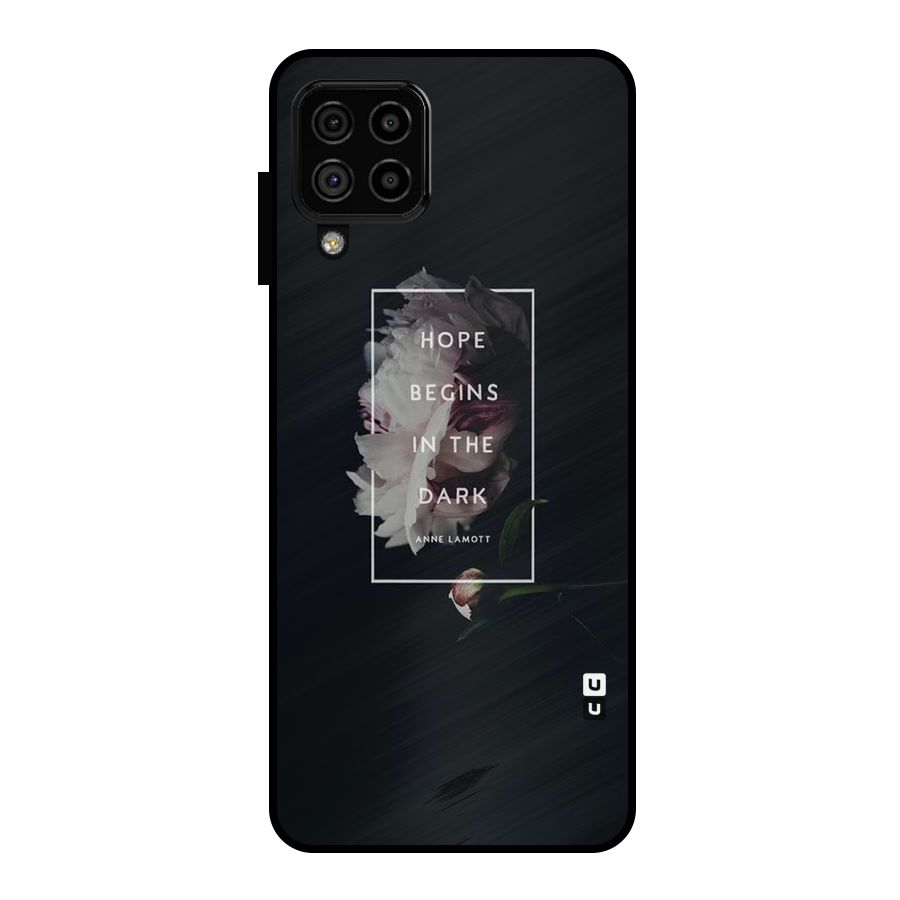 Dark Hope Metal Back Case for Galaxy A22 4G