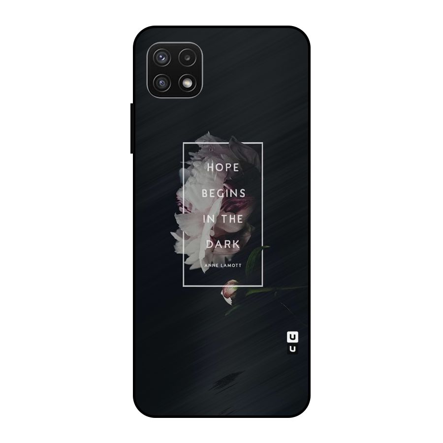 Dark Hope Metal Back Case for Galaxy A22 5G