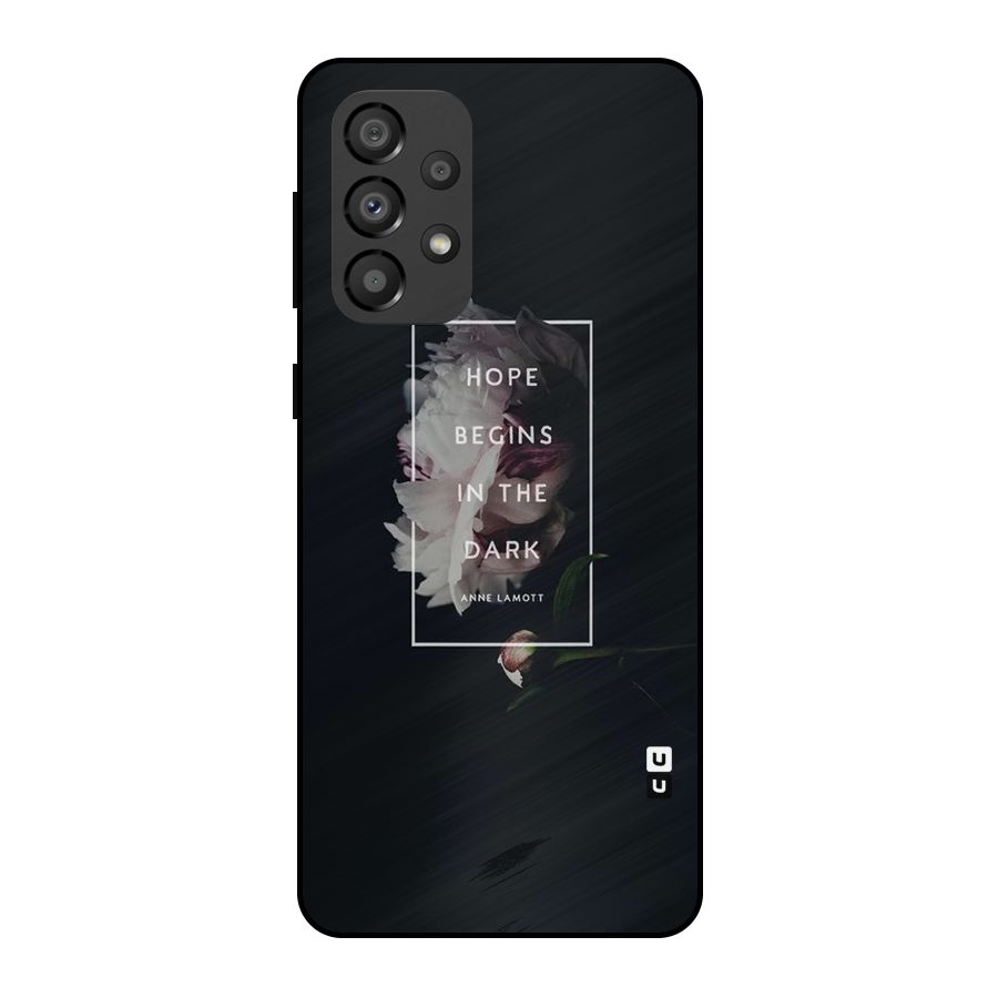 Dark Hope Metal Back Case for Galaxy A33 5G
