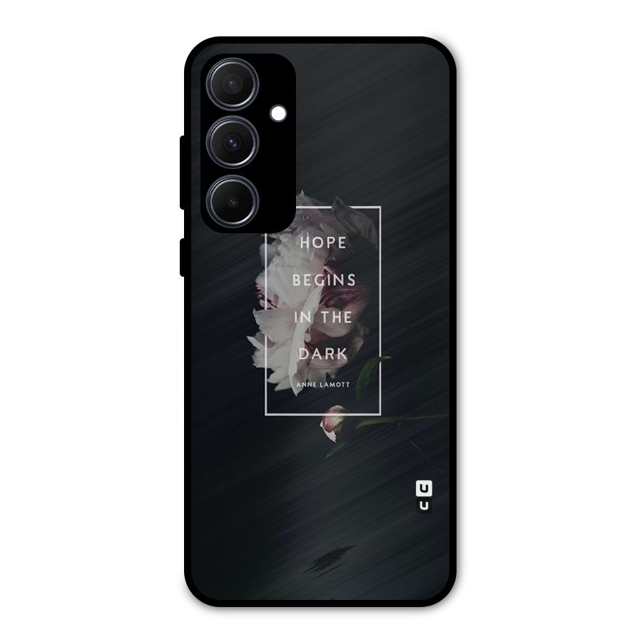 Dark Hope Metal Back Case for Galaxy A35