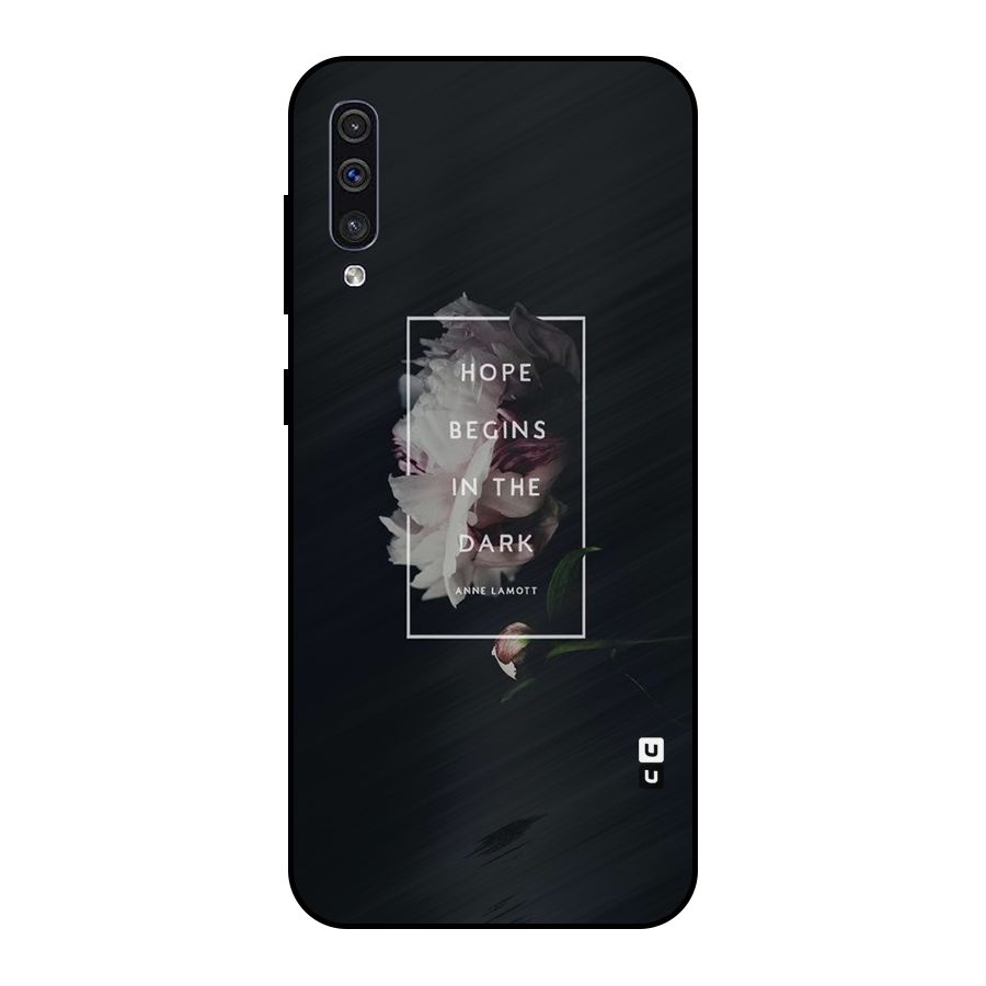 Dark Hope Metal Back Case for Galaxy A50