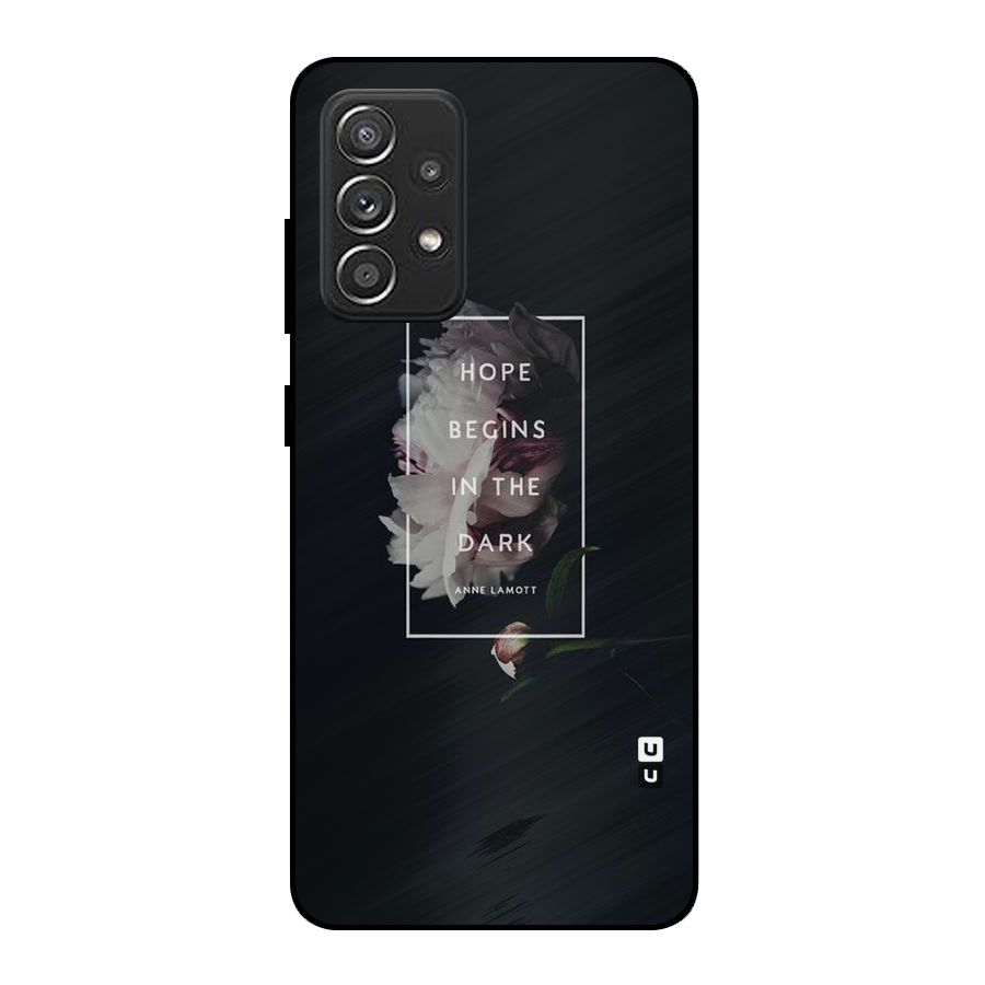 Dark Hope Metal Back Case for Galaxy A52s 5G