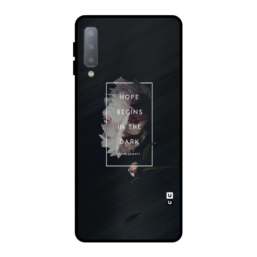 Dark Hope Metal Back Case for Galaxy A7 (2018)