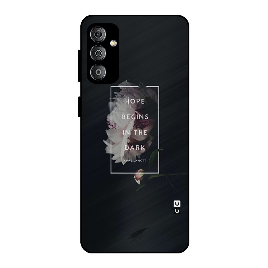 Dark Hope Metal Back Case for Galaxy F23